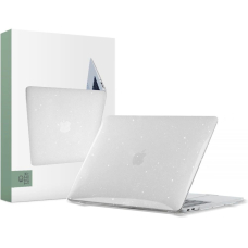 Tech-Protect SmartShell Dėklas MacBook Air 13 2018-2020 - Permatomas glitter