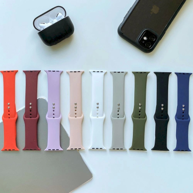 Tech-Protect Apyraknė Apple Watch 4 / 5 / 6 / 7 / 8 / 9 / SE (38/40/41 mm) - Juodas 2