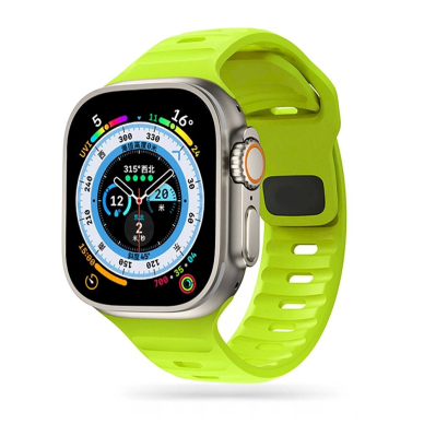 Tech-Protect Apyraknė Line Apple Watch 4 / 5 / 6 / 7 / 8 / 9 / SE / Ultra 1 / 2 (42/44/45/49 mm) - lime