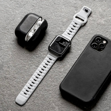 Tech-Protect Apyraknė Line Apple Watch 4 / 5 / 6 / 7 / 8 / 9 / SE / Ultra 1 / 2 (42/44/45/49 mm) - tamsiai pilkas 2