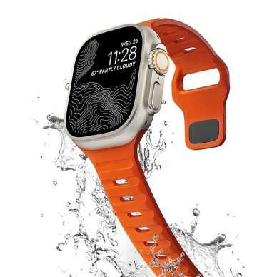 Tech-Protect Apyraknė Line Apple Watch 4 / 5 / 6 / 7 / 8 / 9 / SE / Ultra 1 / 2 (42/44/45/49 mm) - tamsiai žalias 1