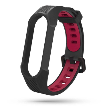 Tech-Protect Armor Apyrankė Xiaomi Mi Smart Band 5 / 6 / 6 NFC - Juodas red 1