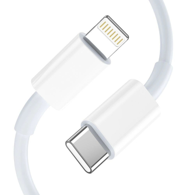 Tech-Protect C20W 2x USB-C PD 20W network Įkroviklis Lightning / USB-C Kabelis - baltas 4