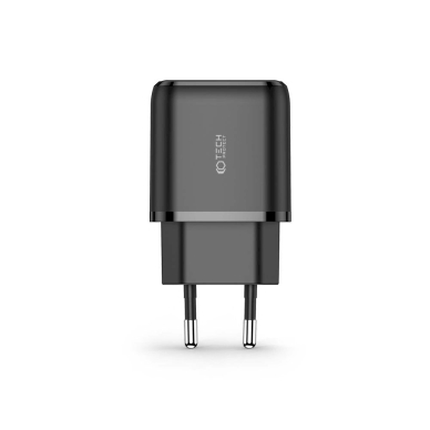 Tech-Protect C20W USB-C PD 20W / USB-A QC 3.0 network Įkroviklis  - Juodas 1