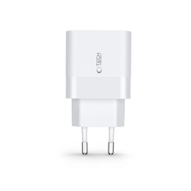 Tech-Protect C30W USB-C PD 30W / USB-A QC 3.0 network Įkroviklis  - baltas 2