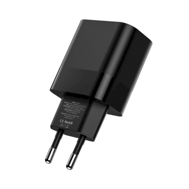 Tech-Protect C30W USB-C PD 30W / USB-A QC 3.0 network Įkroviklis  - Juodas 4