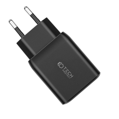 Tech-Protect C35W-2 mains Įkroviklis  2x USB-C PD 35W - Juodas 3