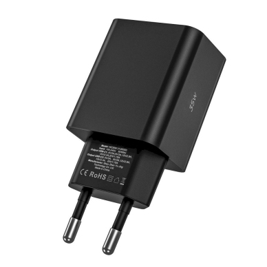 Tech-Protect C35W mains Įkroviklis  2x USB-C PD 35W - baltas 2