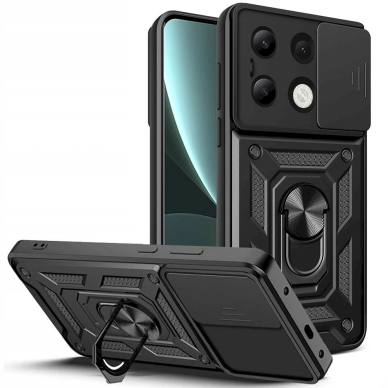 Tech-Protect CamShield Pro Case for Xiaomi Redmi Note 13 4G / LTE - juodas