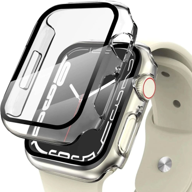 Tech-Protect Defense360 Dėklas Apple Watch 7 / 8 / 9 (45 mm) - Permatomas