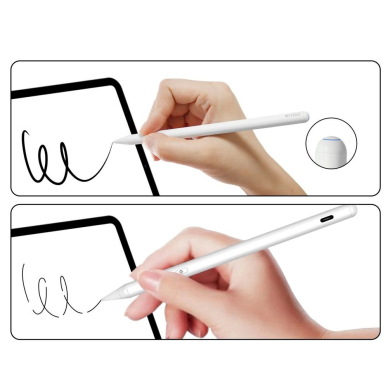 Tech-Protect Digital Magnetic Stylus Pen 2 magnetic stylus iPad tablet - baltas 5