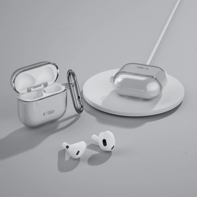 Tech-Protect FlexAir Dėklas AirPods 4 - Pilkas 6