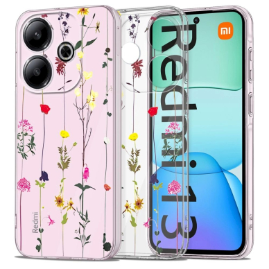 Tech-Protect FlexAir+ Dėklas Xiaomi Redmi 13 - colorful flowers