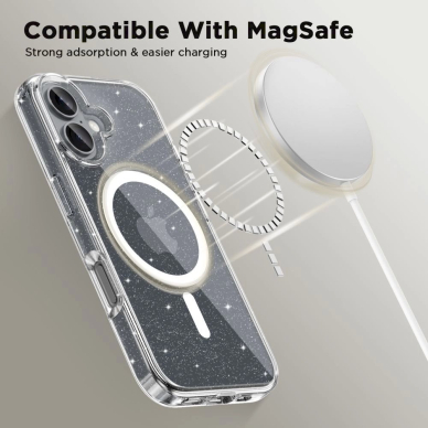 Tech-Protect FlexAir Hybrid MagSafe iPhone 16 Dėklas - Skaidrus 1