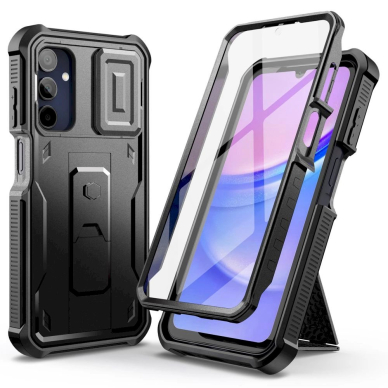 Tech-Protect Kevlar Cam+ Dėklas Samsung Galaxy A15 4G / 5G - Juodas