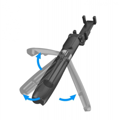 Tech-Protect L01S Bluetooth Asmenukių lazda tripod up to 70cm - Juodas 2