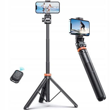 Tech-Protect L03S Bluetooth Asmenukių lazda remote control, tripod up to 148cm 180 head - baltas 2