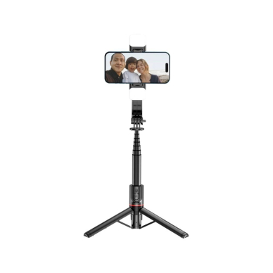 Tech-Protect L05S Bluetooth Asmenukių lazda tripod up to 105cmLED lamp - Juodas 1