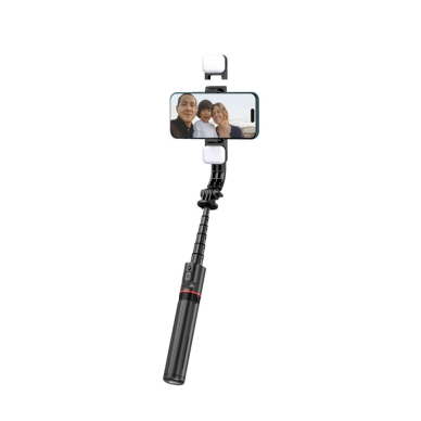 Tech-Protect L05S Bluetooth Asmenukių lazda tripod up to 105cmLED lamp - Juodas 2