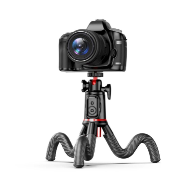 Tech-Protect L07S Bluetooth Asmenukių lazda flexible tripod up to 54cm 360 head - Juodas 8