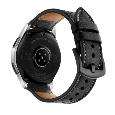 Tech-Protect Leather Apyrankė Samsung Galaxy Watch 46mm - Juodas 3