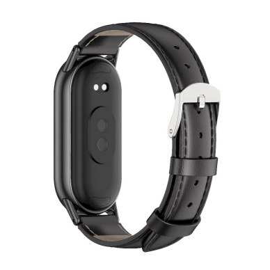 Tech-Protect Leatherfit Apyrankė Xiaomi Smart Band 8 / 8 NFC - Juodas 1