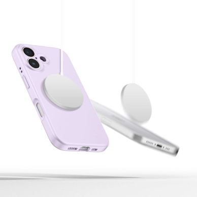 Tech-Protect Liquid Silicone MagSafe iPhone 16 Dėklas - Violetinis 1