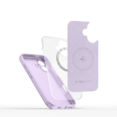 Tech-Protect Liquid Silicone MagSafe iPhone 16 Dėklas - Violetinis 2