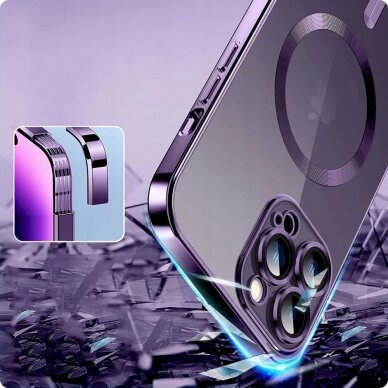 Tech-Protect MagShine Line MagSafe Dėklas iPhone 14 Pro - violetinis 3