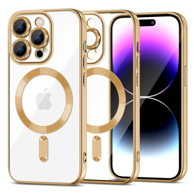 Tech-Protect MagShine Line MagSafe Dėklas iPhone 15 Pro Max - gold