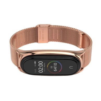 Tech-Protect MilaneseBand Apyrankė Xiaomi Mi Smart Band 5 / 6 / 6 NFC - Rožinis 2