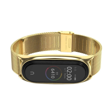 Tech-Protect MilaneseBand Apyrankė Xiaomi Mi Smart Band 7 / 7 NFC - gold 4