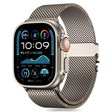 Tech-Protect Milano Apyrankė Apple Watch 6 / 7 / 8 / 9 / 10 / SE / Ultra 1 / 2 (44 / 45 / 46 / 49 MM) - titanium