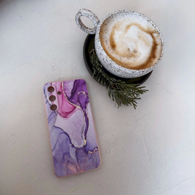 Tech-Protect Mood Case for Xiaomi Redmi 13C / Poco C65 - rožinis Marble 2