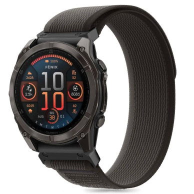 Tech-Protect Nylon Apyrankė Garmin Fenix 5 / 6 / 6 Pro / 7 / 8 (47MM) - Juodas 2