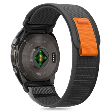 Tech-Protect Nylon Apyrankė Garmin Fenix 5 / 6 / 6 Pro / 7 / 8 (47MM) - Juodas