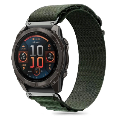 Tech-Protect Nylon Pro Apyrankė Garmin Fenix 5X / 5X PLUS / 6X / 6X Pro / 7X / 8 (51MM) - Žalias 1