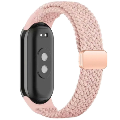 Tech-Protect NylonMag Apyrankė Xiaomi Smart Band 8 / 9 / NFC - Rožinis 1