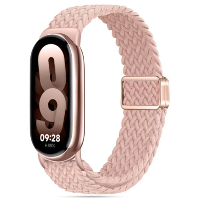 Tech-Protect NylonMag Apyrankė Xiaomi Smart Band 8 / 9 / NFC - Rožinis