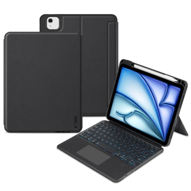 Tech-Protect SC Mag Pen + Keyboard case for Apple iPad Air 10.9&quot; 4 / 5th gen. (2020-2022) / 11&quot; 6th gen. (2024) - juodas