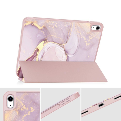 Tech-Protect SC Pen Dėklas iPad 10.9 2022 - Rožinis marble 7