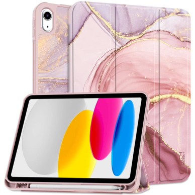 Tech-Protect SC Pen Dėklas iPad 10.9 2022 - Rožinis marble