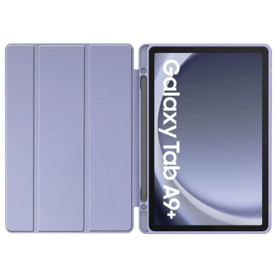 Tech-Protect SC Pen Hybrid Dėklas Samsung Galaxy Tab A9+ 11 X210 / X215 / X216 - violetinis marble 4