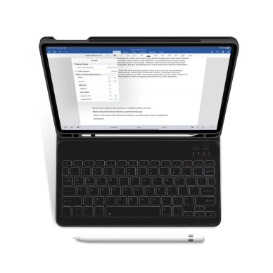 Tech-Protect SC Pen + Keyboard Dėklas klaviatūra iPad 10.9 2022 - Juodas 1