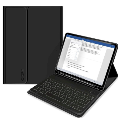 Tech-Protect SC Pen + Keyboard Dėklas klaviatūra iPad 10.9 2022 - Juodas