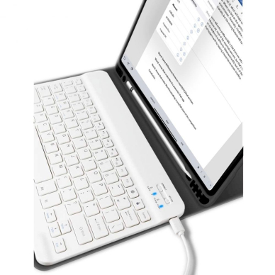 Tech-Protect SC Pen + Keyboard Dėklas klaviatūra iPad Air 10.9 2020-2022 / 11 2024 - Juodas 4