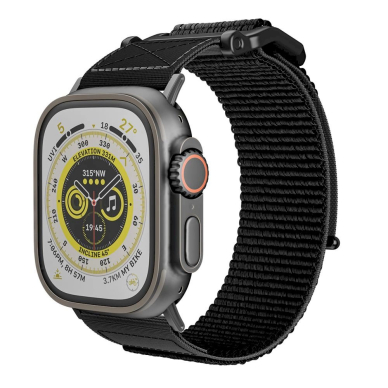 Tech-Protect Scout Apyrankė Apple Watch 4 / 5 / 6 / 7 / 8 / 9 / SE / Ultra 1 / 2 (42/44/45/49 mm) - Juodas 3