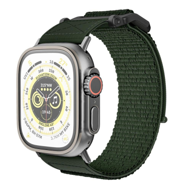 Tech-Protect Scout Apyrankė Apple Watch 4 / 5 / 6 / 7 / 8 / 9 / SE / Ultra 1 / 2 (42/44/45/49 mm) - tamsiai žalias 6