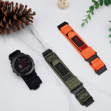 Tech-Protect Scout Pro 2 Apyrankė Garmin Fenix ​​3 / 5X / 3HR / 5X Plus / 6X / 6X Pro / 7X - orange 4