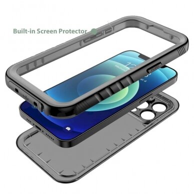 Tech-Protect ShellBox Dėklas waterproof IP68 iPhone 14 Pro Max - Juodas 5